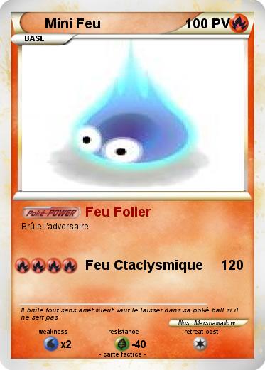Pokemon Mini Feu