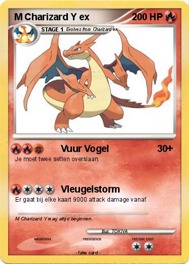 Pokemon M Charizard Y ex