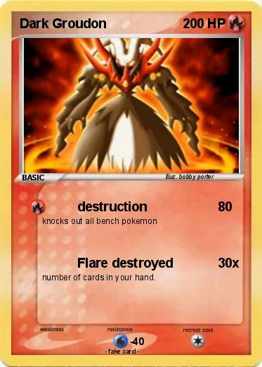 Pokemon Dark Groudon