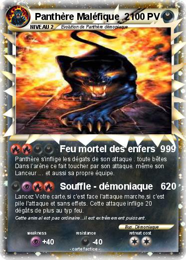 Pokemon Panthère Maléfique  2