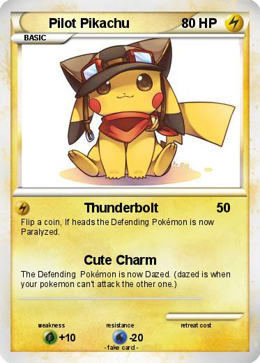 Pokemon Pilot Pikachu