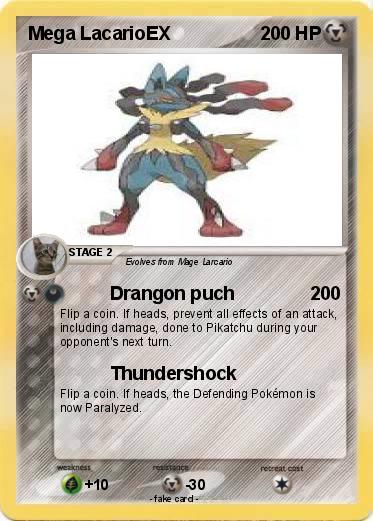 Pokemon Mega LacarioEX