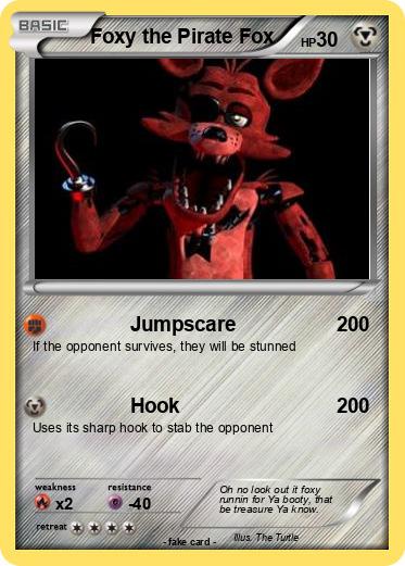 Pokemon Foxy the Pirate Fox
