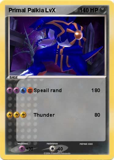 Pokemon Primal Palkia LvX