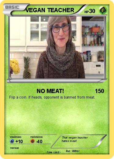 Pokemon VEGAN TEACHER