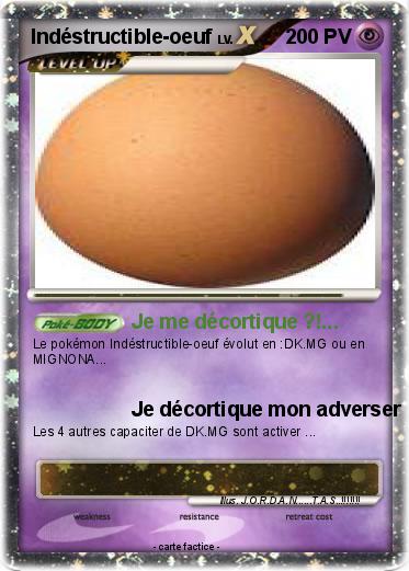 Pokemon Indéstructible-oeuf