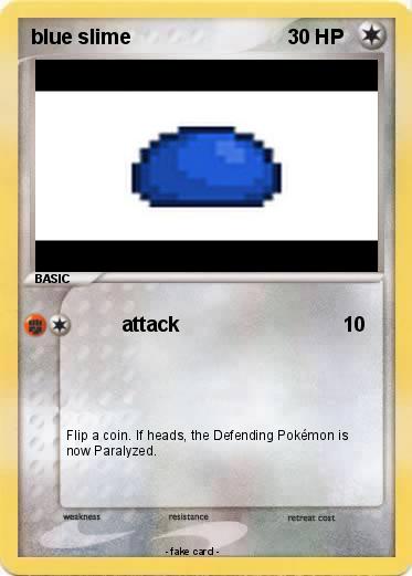 Pokemon blue slime