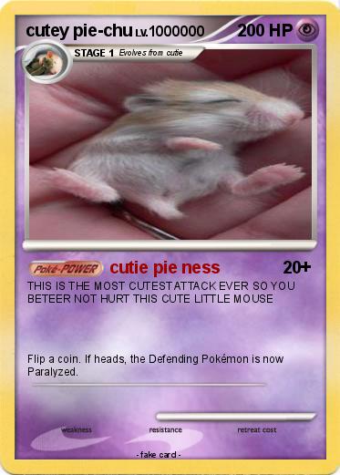 Pokemon cutey pie-chu