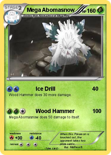 Pokemon Mega Abomasnow