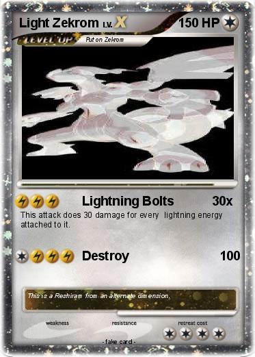 Pokemon Light Zekrom