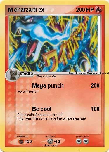 Pokemon M charzard ex