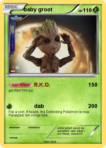 Pokemon baby groot