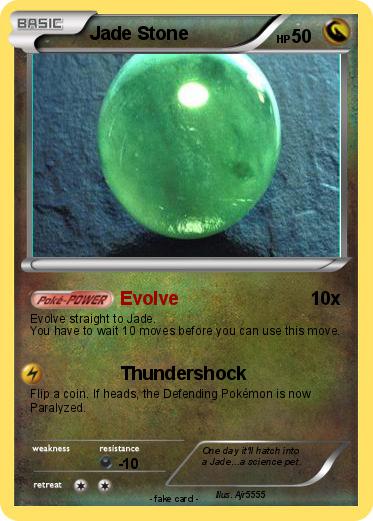 Pokemon Jade Stone