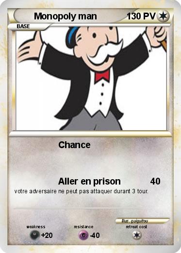 Pokemon Monopoly man