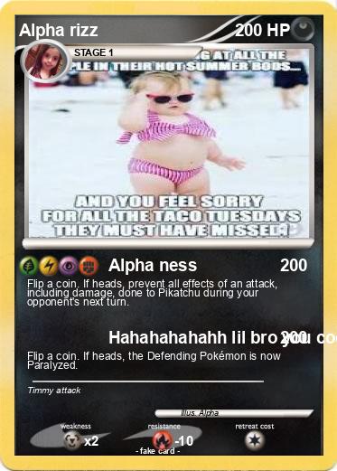 Pokemon Alpha rizz