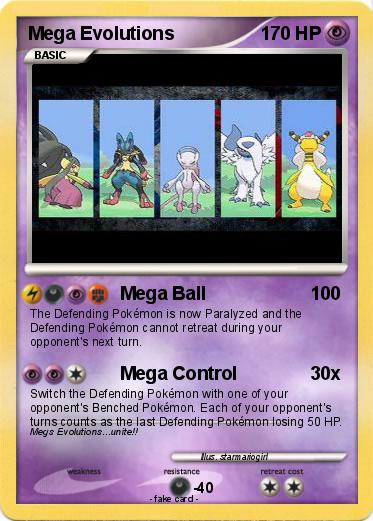 Pokemon Mega Evolutions