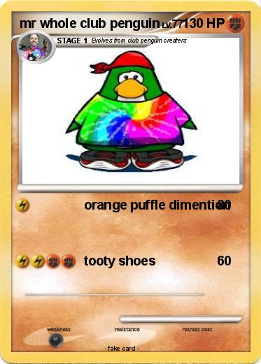 Pokemon mr whole club penguin
