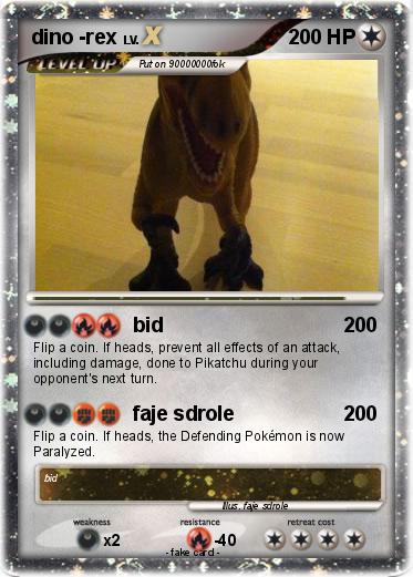 Pokemon dino -rex