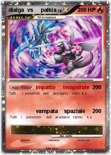 Pokemon dialga  vs     palkia
