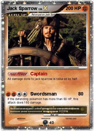 Pokemon Jack Sparrow