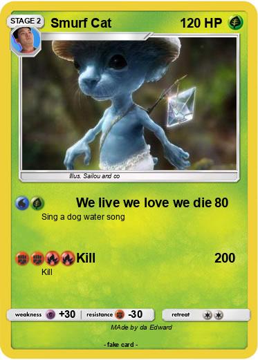 Pokemon Smurf Cat