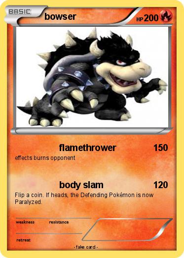 Pokemon bowser