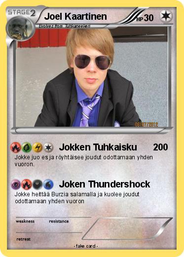 Pokemon Joel Kaartinen