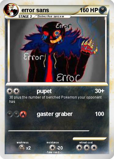 Pokemon error sans