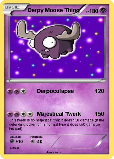 Pokemon Derpy Moose Thing