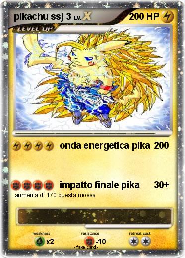 Pokemon pikachu ssj 3