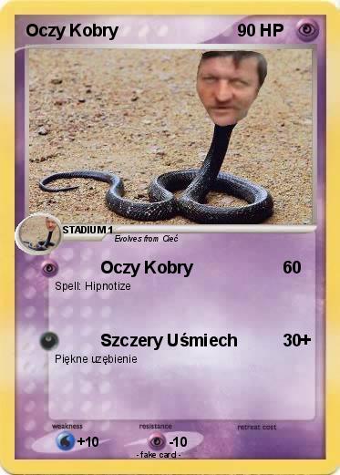 Pokemon Oczy Kobry