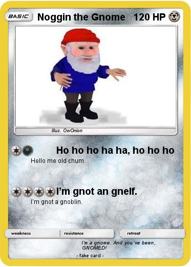 Pokemon Noggin the Gnome