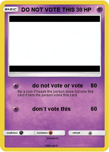 Pokemon DO NOT VOTE THIS