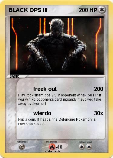 Pokemon BLACK OPS III