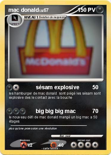 Pokemon mac donald