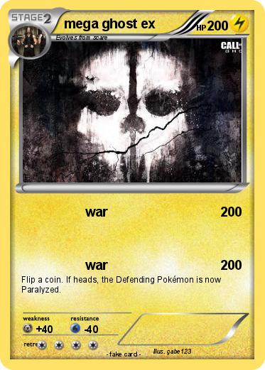 Pokemon mega ghost ex