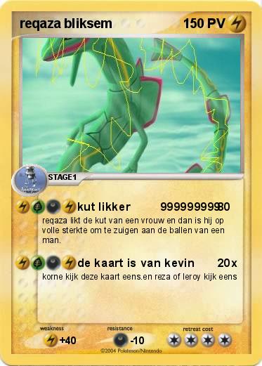 Pokemon reqaza bliksem