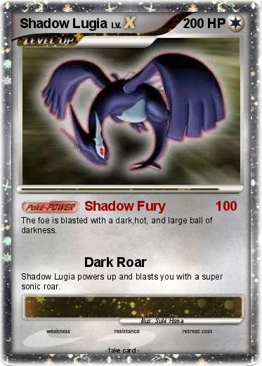 Pokemon Shadow Lugia