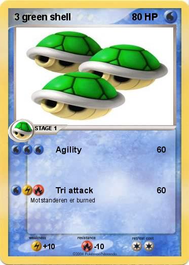 Pokemon 3 green shell