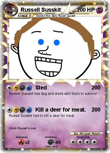 Pokemon Russell Susskit