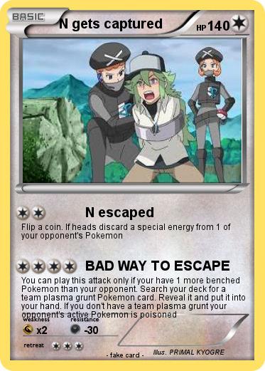 Pokemon N gets captured