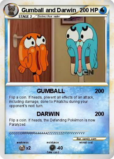 Pokemon Gumball and Darwin
