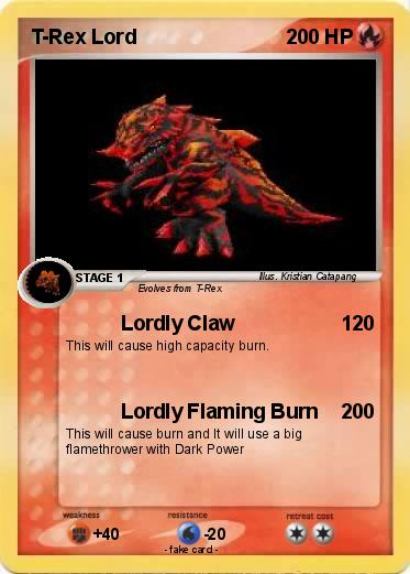 Pokemon T-Rex Lord