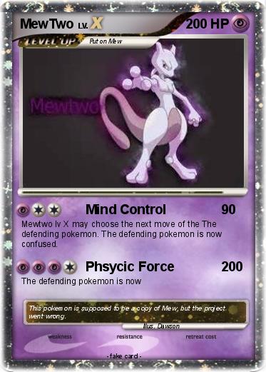 Pokemon MewTwo