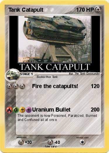 Pokemon Tank Catapult