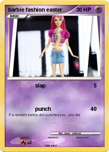 Pokemon barbie fashion easter