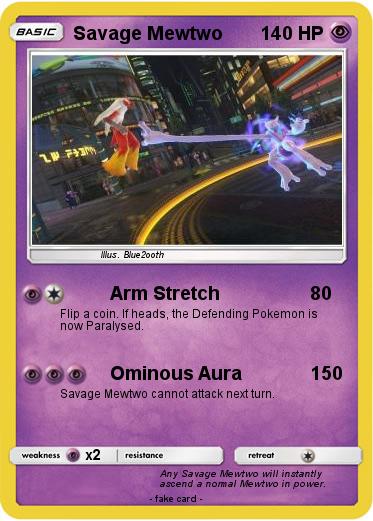 Pokemon Savage Mewtwo