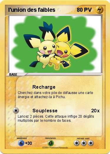 Pokemon l'union des faibles