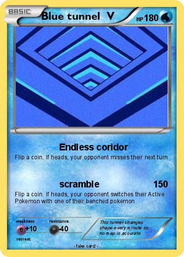 Pokemon Blue tunnel  V