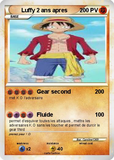 Pokemon Luffy 2 ans apres